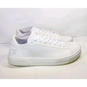 FLUX Adapt Trainer Sneakers Mens 10 Womens 11.5 White Mesh Knit Lace Up NWT